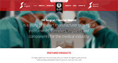 Desktop Screenshot of hdsurgical.com